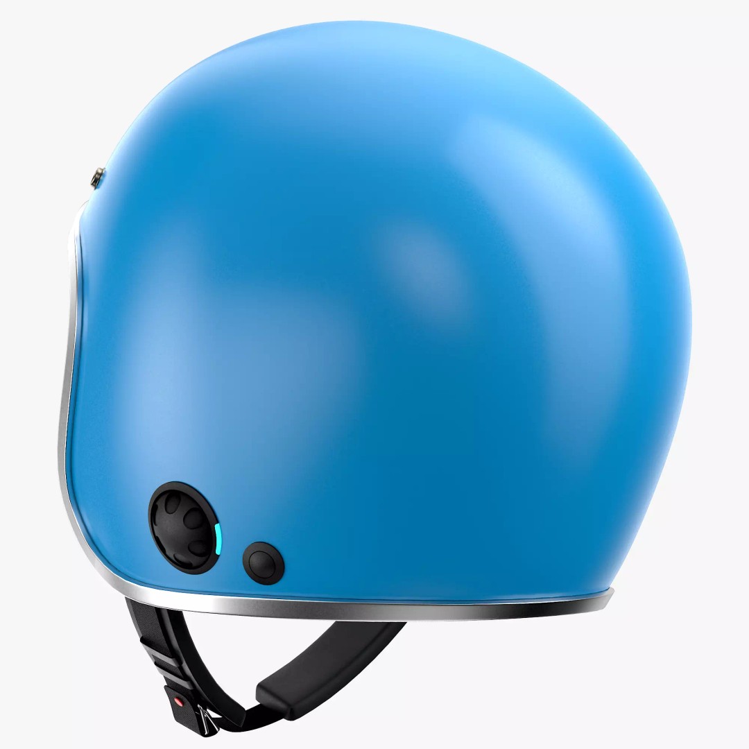 Motorcycle Helmet 3D Model – Low Poly PBR Asset, FBX, OBJ - View 6