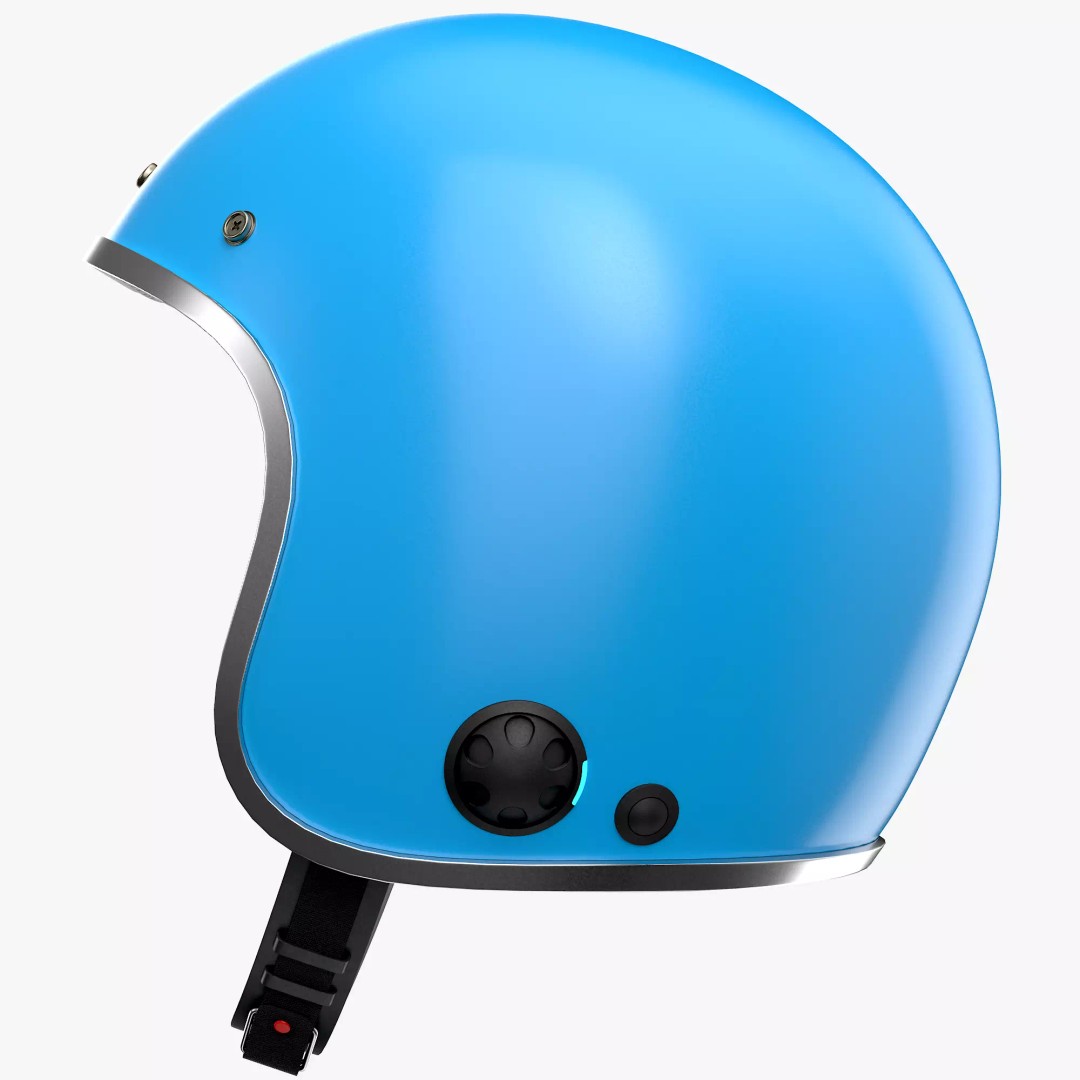 Motorcycle Helmet 3D Model – Low Poly PBR Asset, FBX, OBJ - View 8
