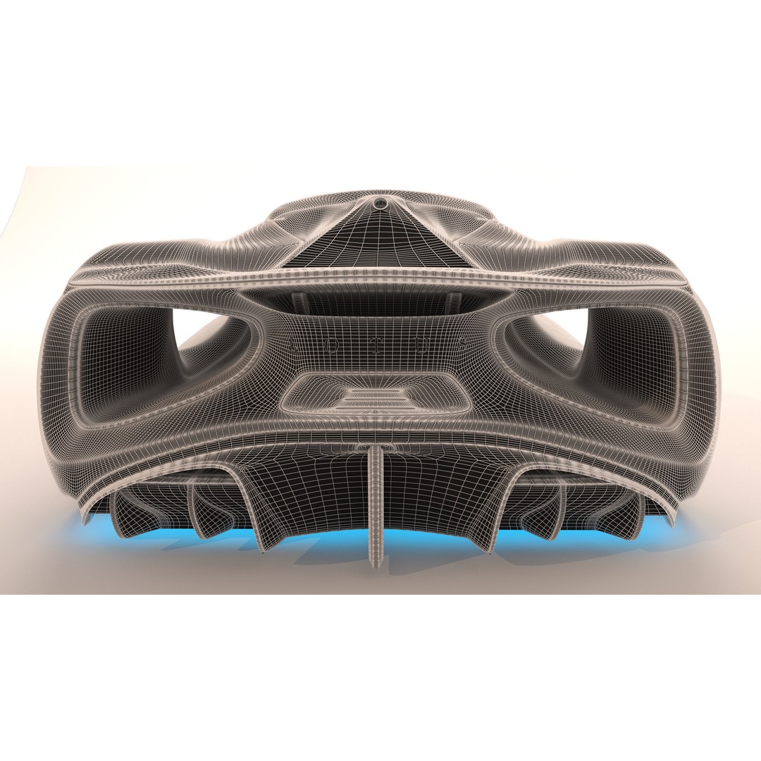 Lotus Evija 2020 3D Model – Low Poly Sport Car, FBX, OBJ, Blender - View 17