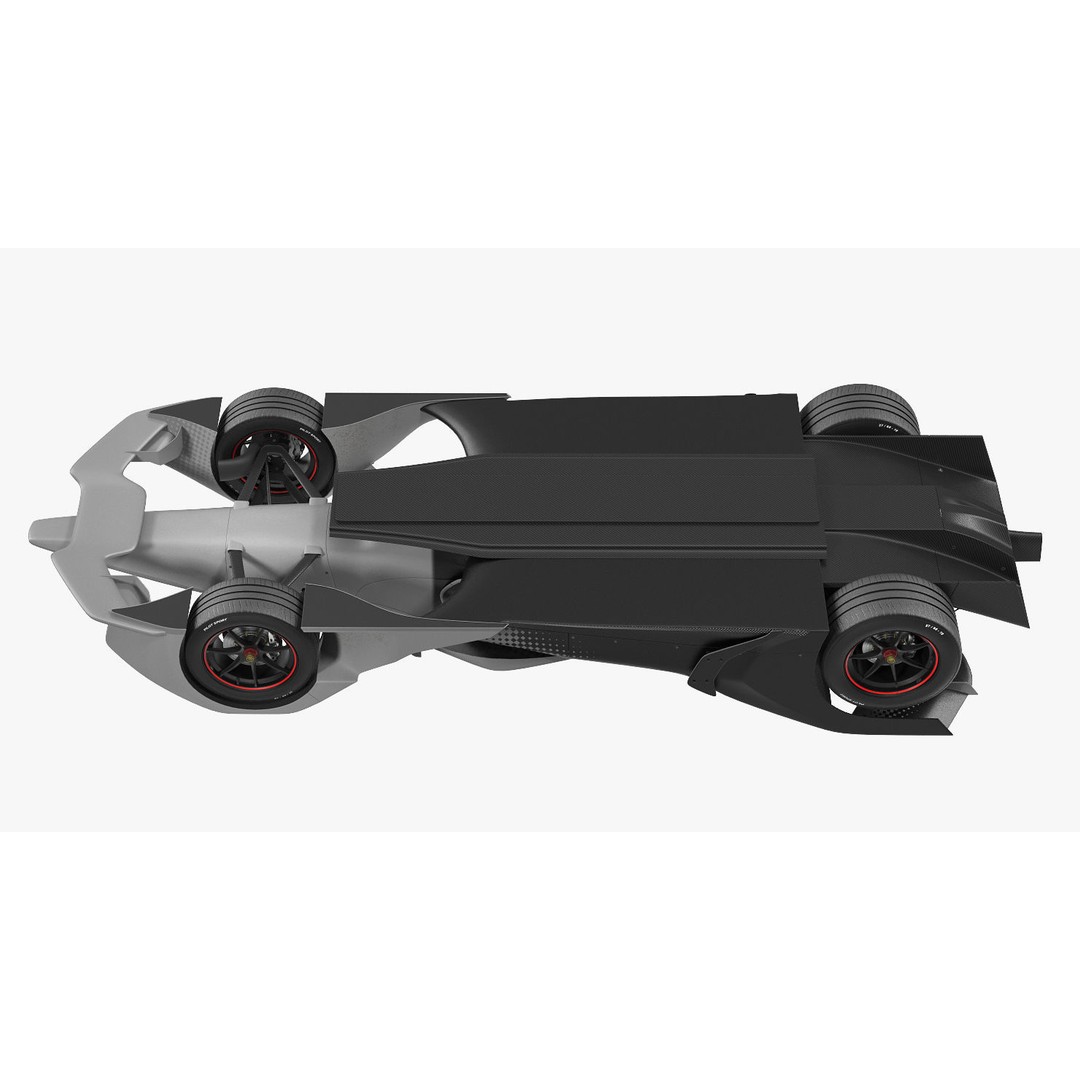 Formula E Car 3D Model – High Poly Racing Asset, FBX, OBJ - View 17