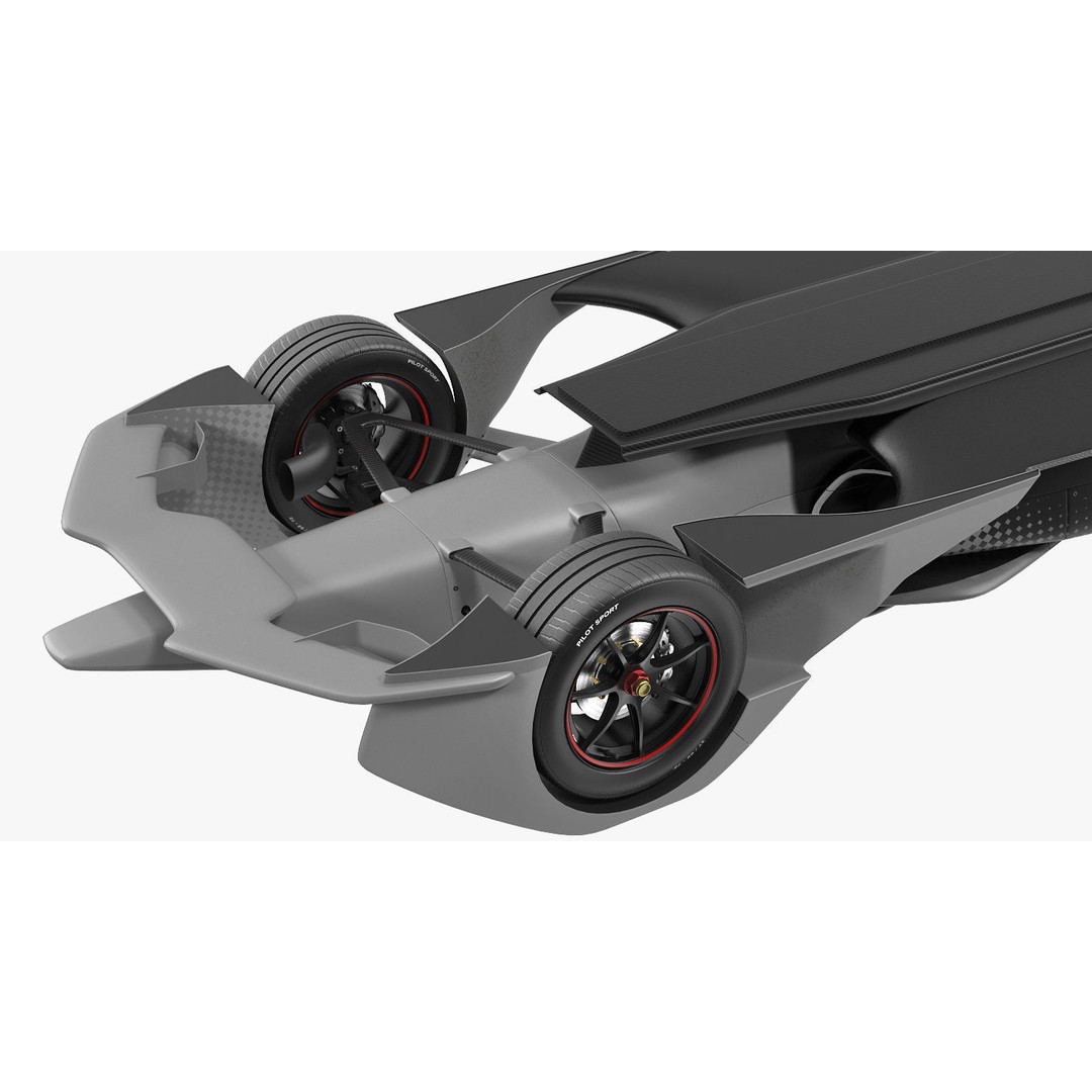 Formula E Car 3D Model – High Poly Racing Asset, FBX, OBJ - View 18