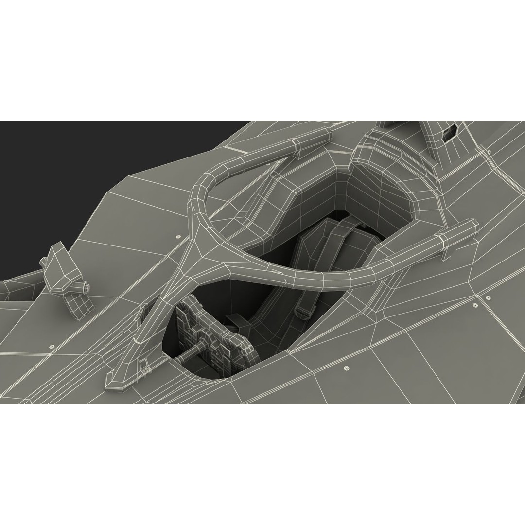 Formula E Car 3D Model – High Poly Racing Asset, FBX, OBJ - View 27