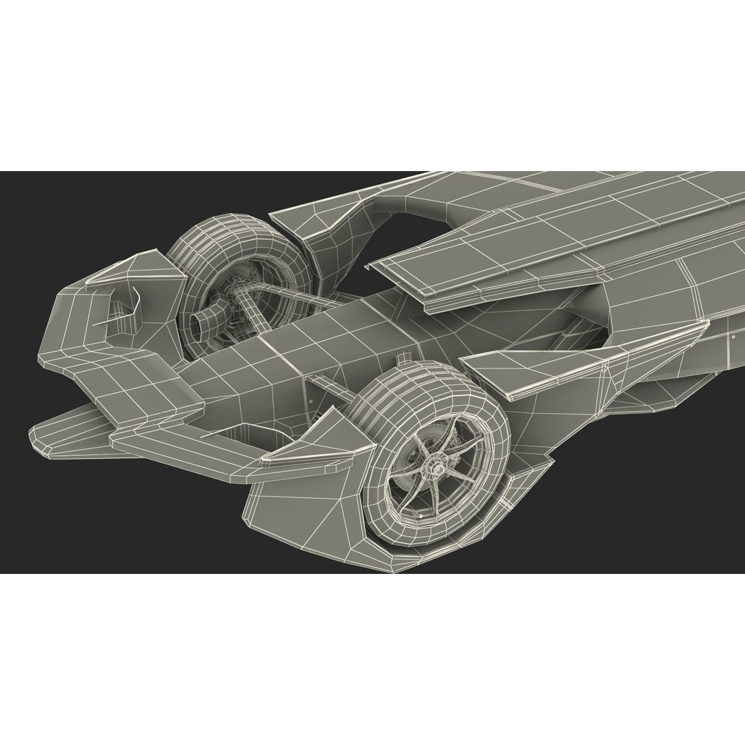 Formula E Car 3D Model – High Poly Racing Asset, FBX, OBJ - View 31