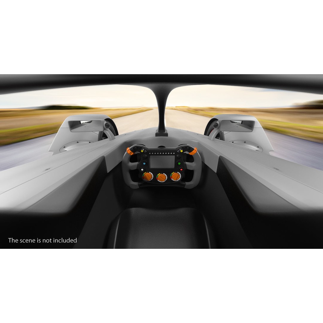 Formula E Car 3D Model – High Poly Racing Asset, FBX, OBJ - View 5