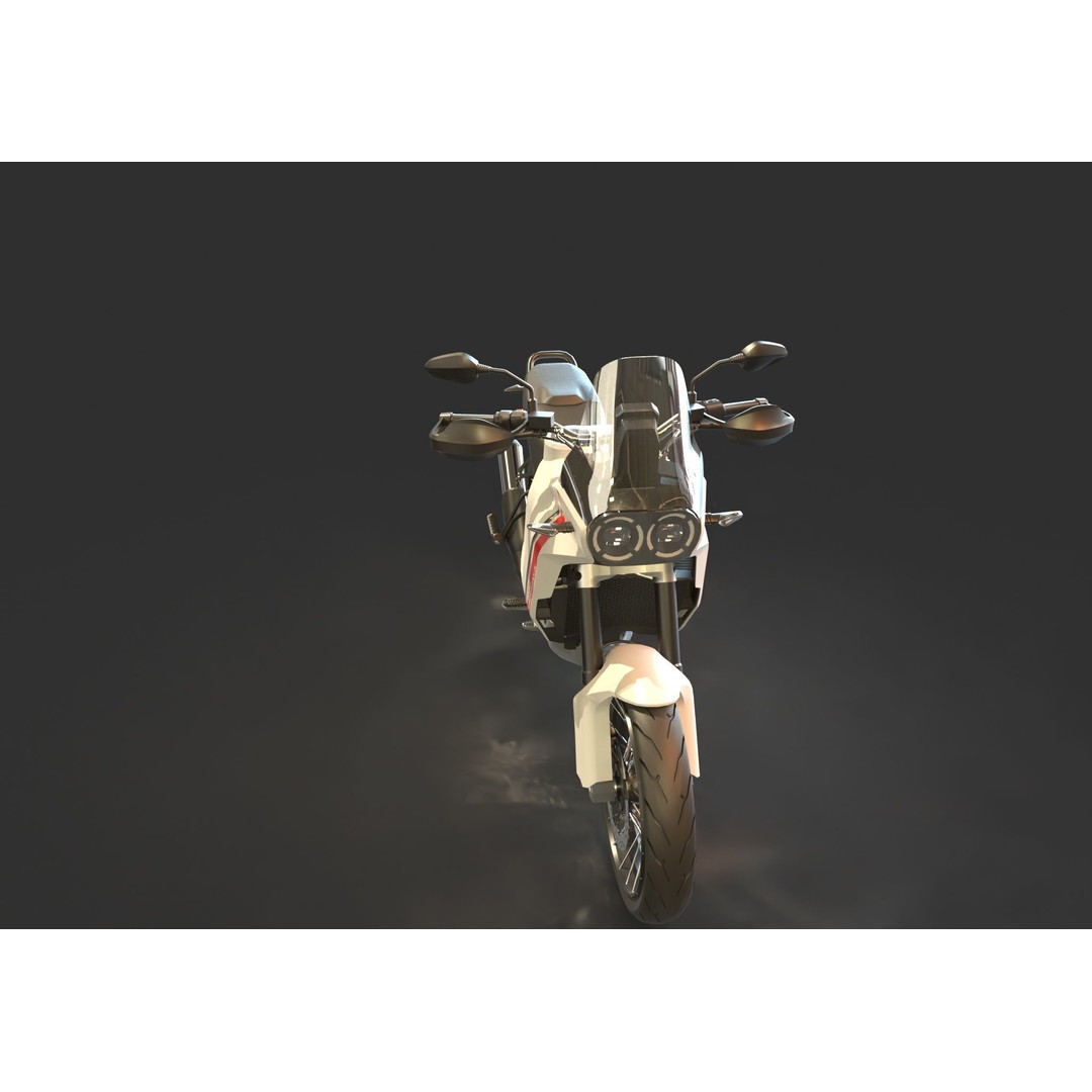 Ducati Desert X 2022 3D Model – Realistic Motorcycle Base Mesh, FBX