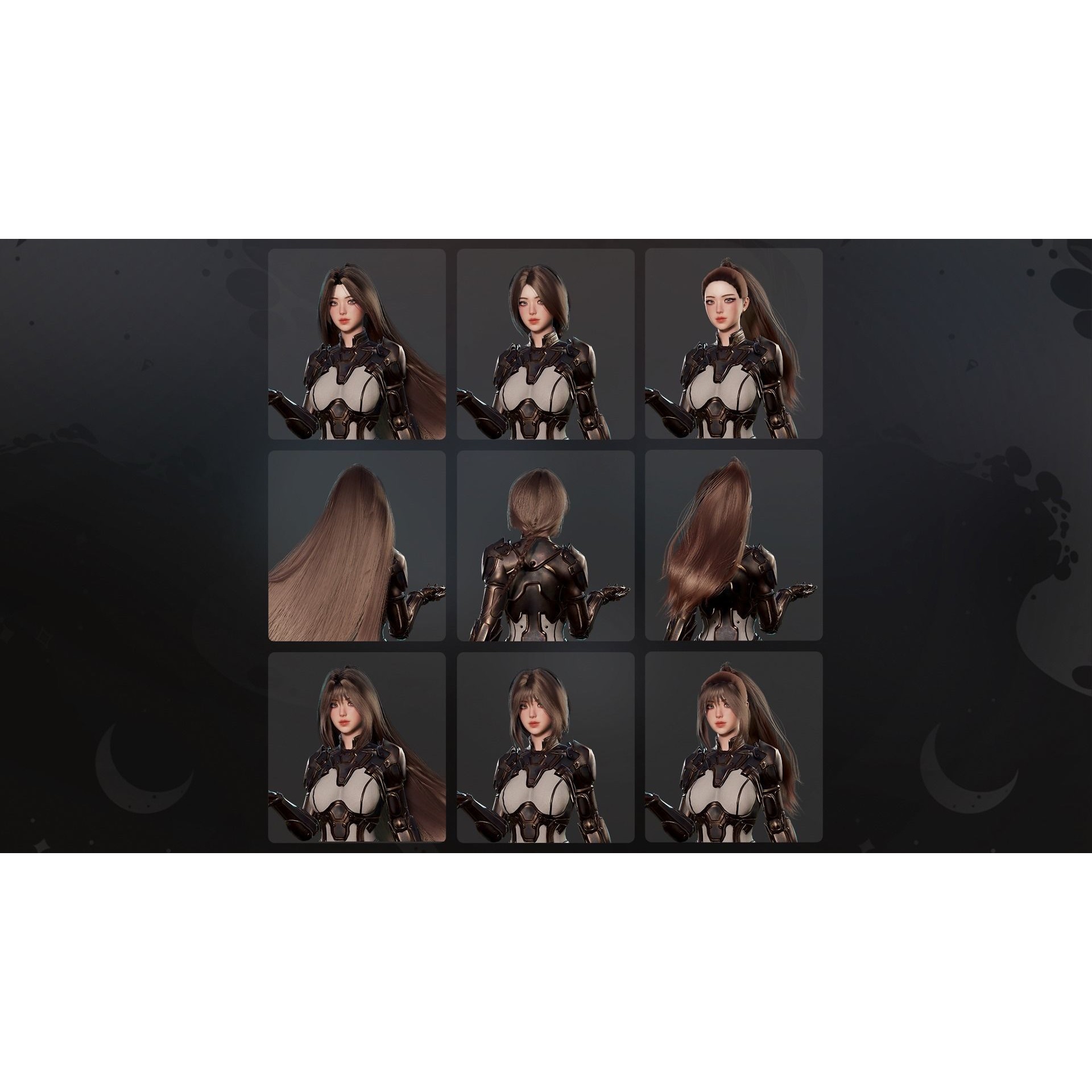 Stellar Girl Celeste - Low-Poly Game-Ready 3D Model - View 10