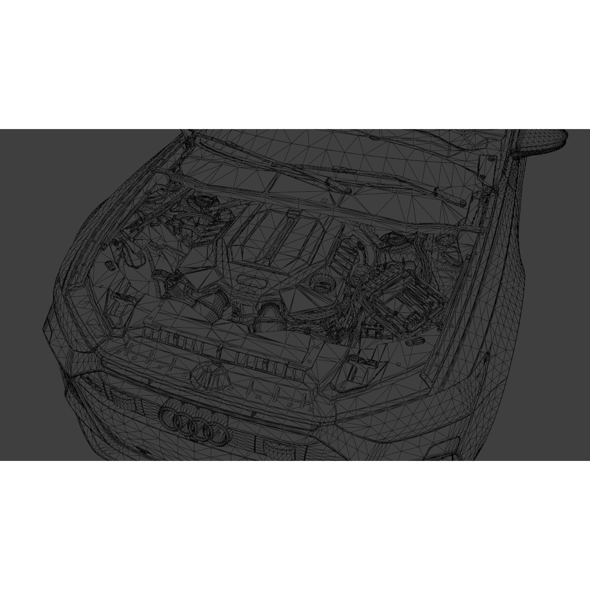 2020 Audi RS6 Avant - Low-Poly Game-Ready 3D Model