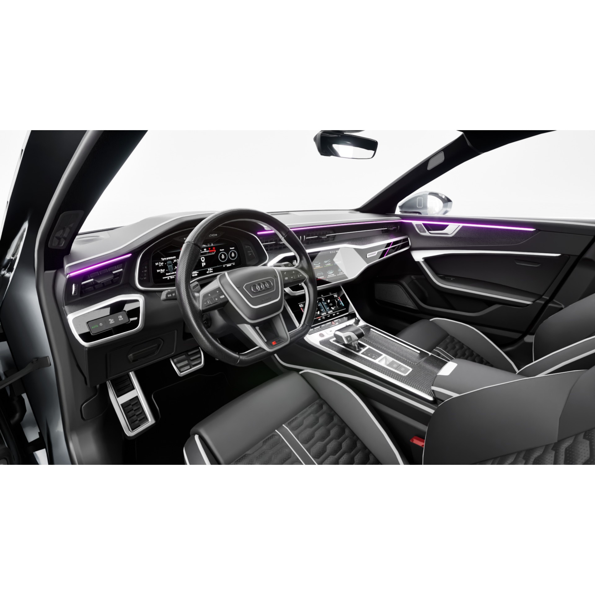 2020 Audi RS6 Avant - Low-Poly Game-Ready 3D Model - View 5