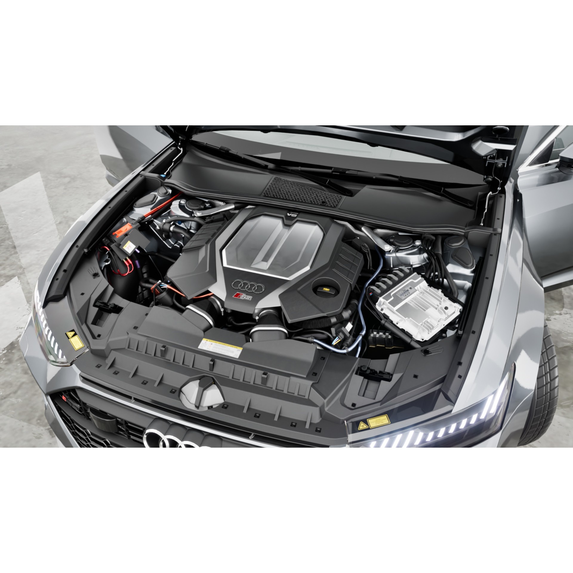 2020 Audi RS6 Avant - Low-Poly Game-Ready 3D Model - View 6