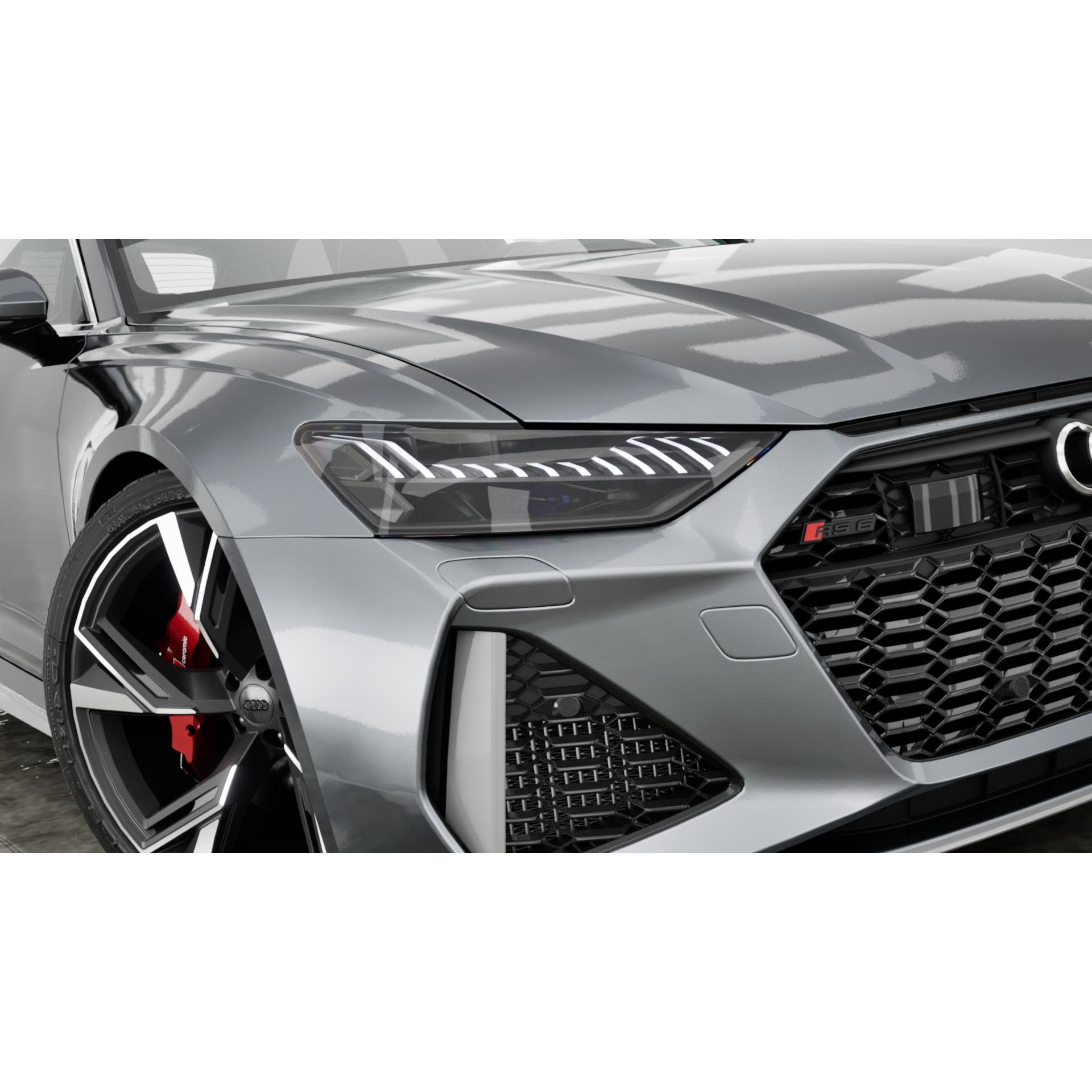 2020 Audi RS6 Avant - Low-Poly Game-Ready 3D Model - View 7