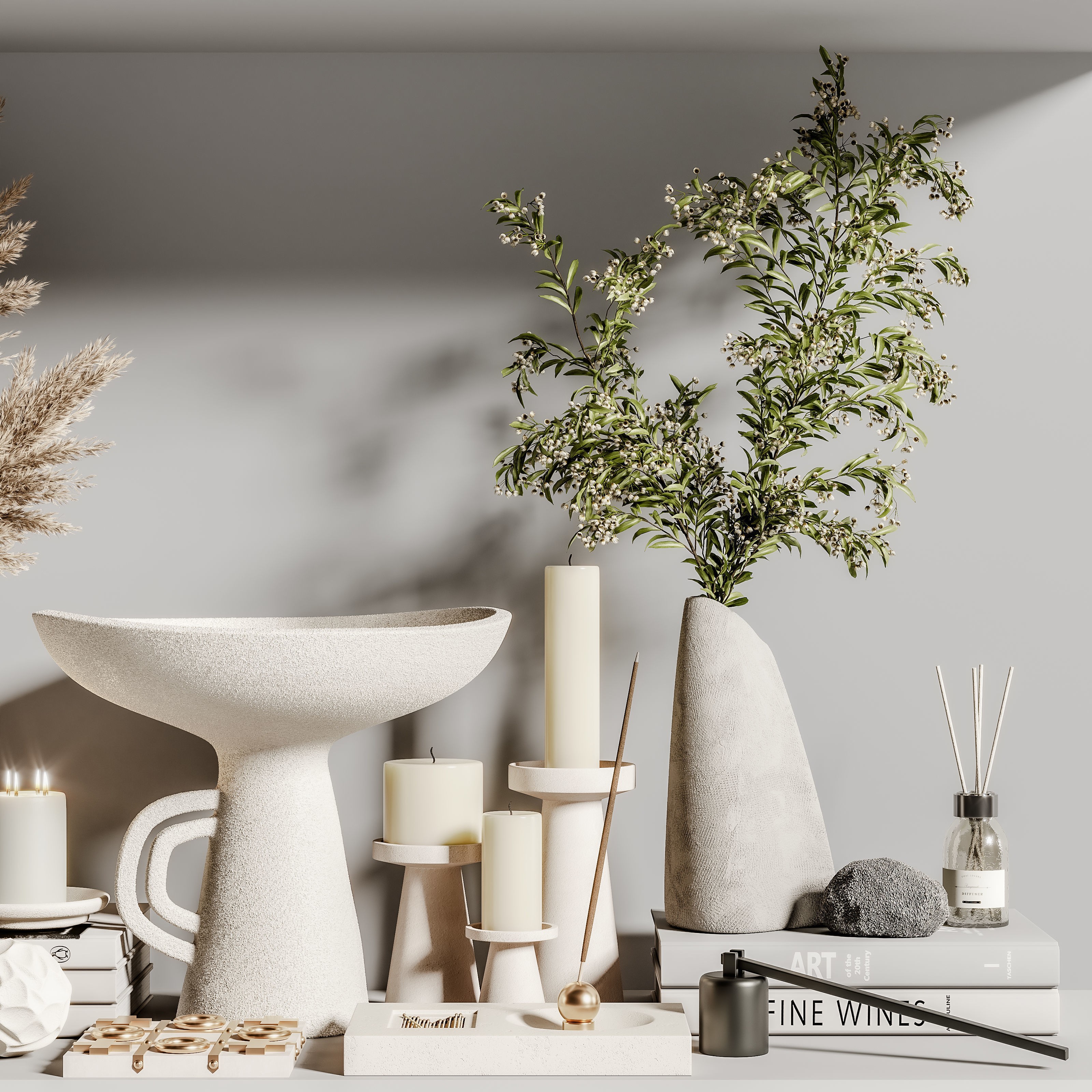 Decorative Set 124 - PBR 3D Model - View 8