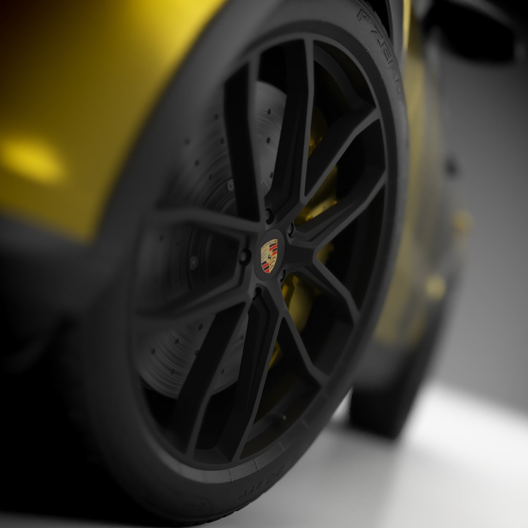 Porsche Cayenne Turbo GT 2024 3D Model – High Poly PBR Asset, FBX - View 9
