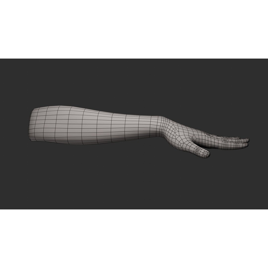 Female Left Hand 3D Model – Realistic PBR Asset, Blender, FBX, OBJ - View 15