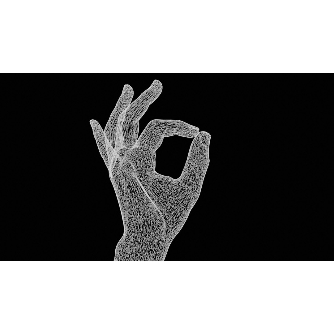 Photorealistic Male Hand 3D Model – Low Poly PBR Asset, FBX & More - View 14