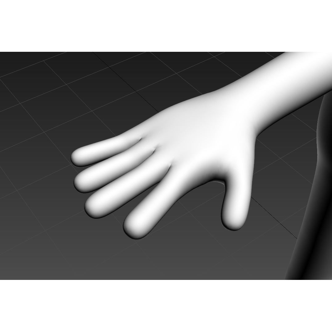Stick Man Character 3D Model – Low Poly Game Asset, FBX - View 12