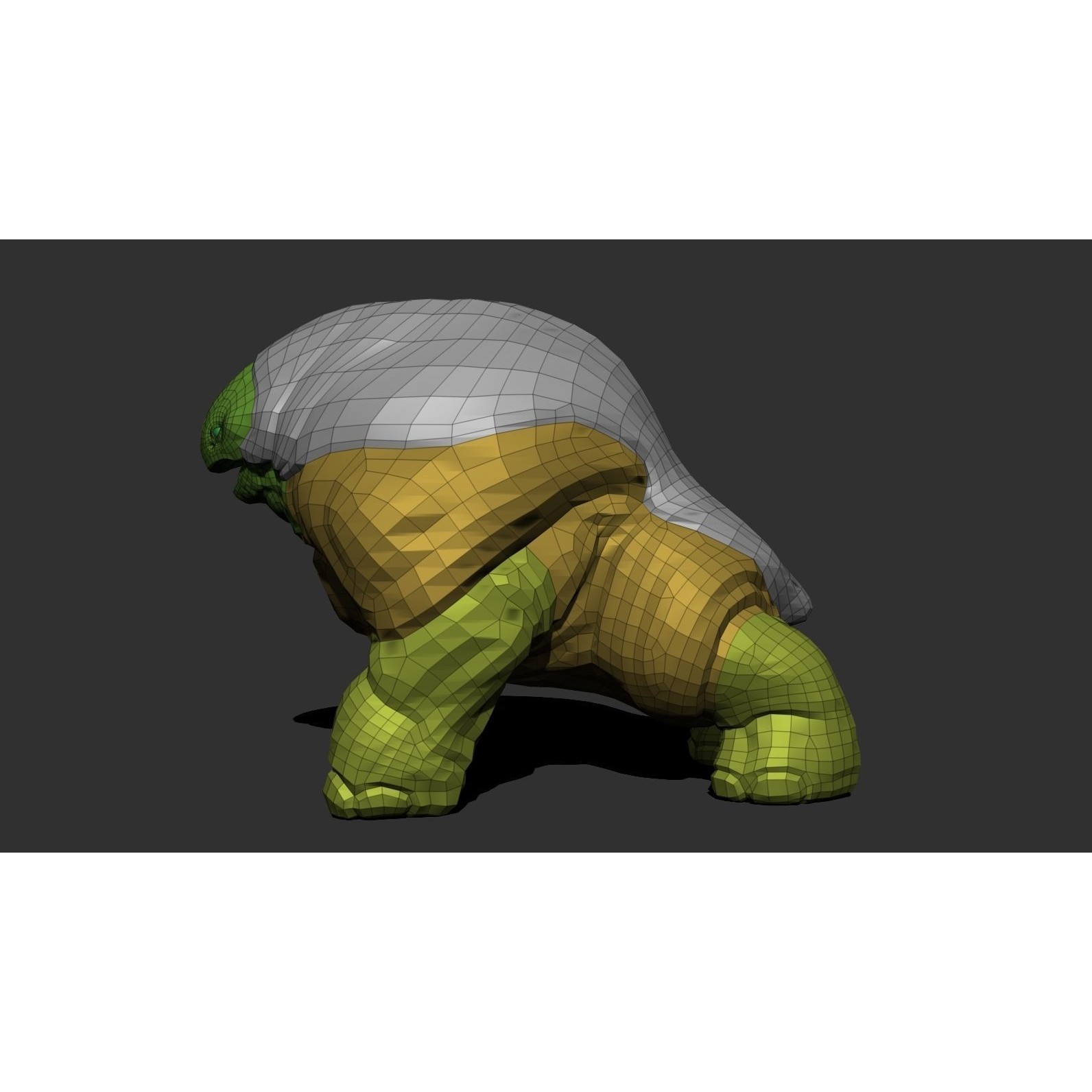 Hipomut - Low-Poly Game-Ready 3D Model - View 10