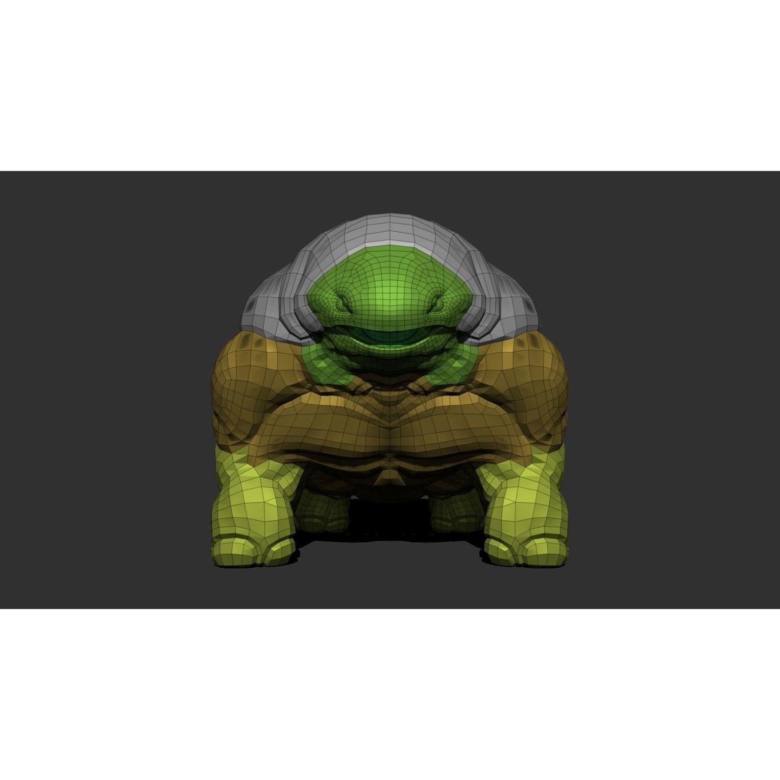 Hipomut - Low-Poly Game-Ready 3D Model - View 11