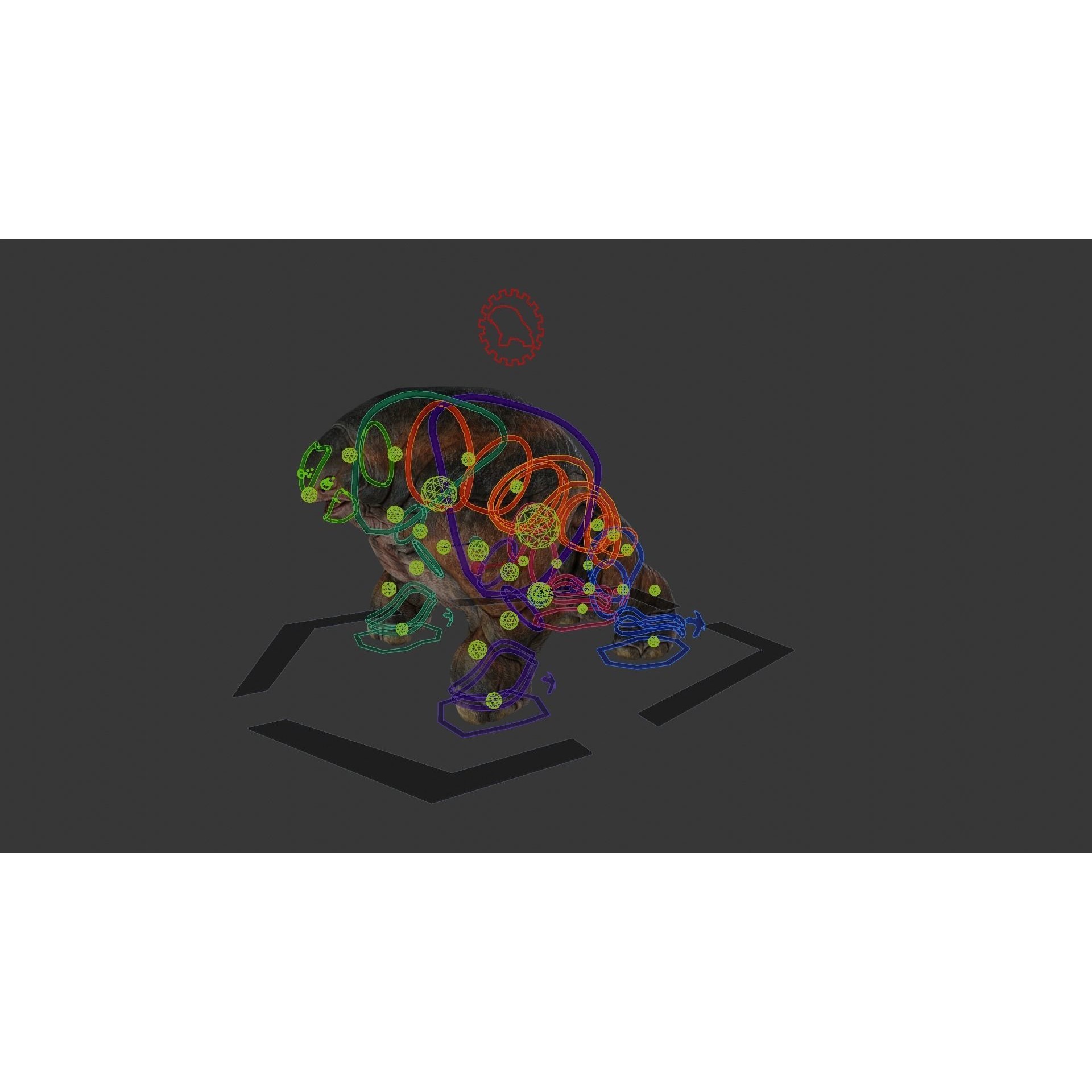 Hipomut - Low-Poly Game-Ready 3D Model - View 12