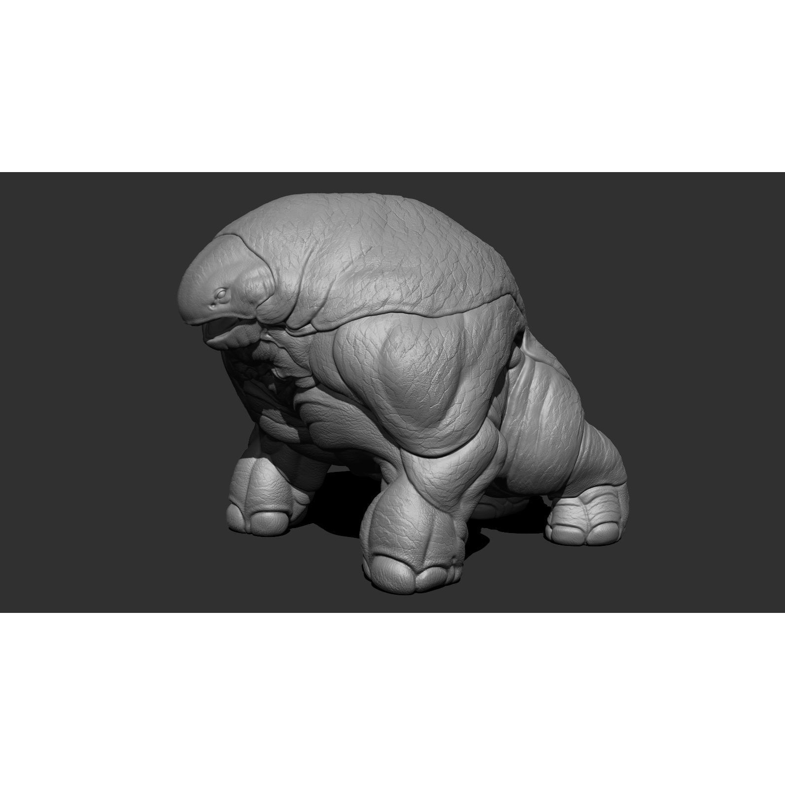 Hipomut - Low-Poly Game-Ready 3D Model - View 4
