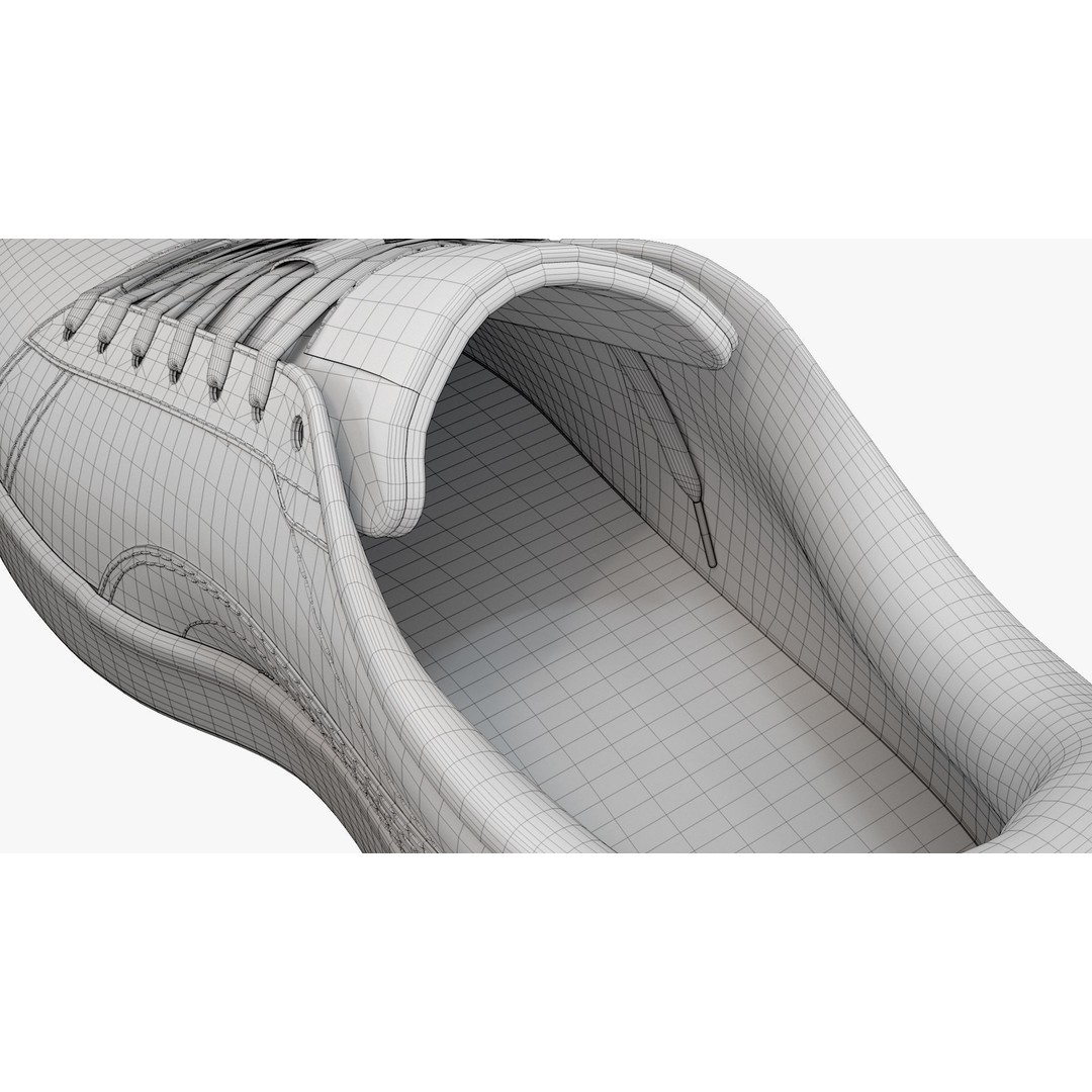 Puma Smash 3D Model – Orange Suede Sneakers, PBR Textures, FBX