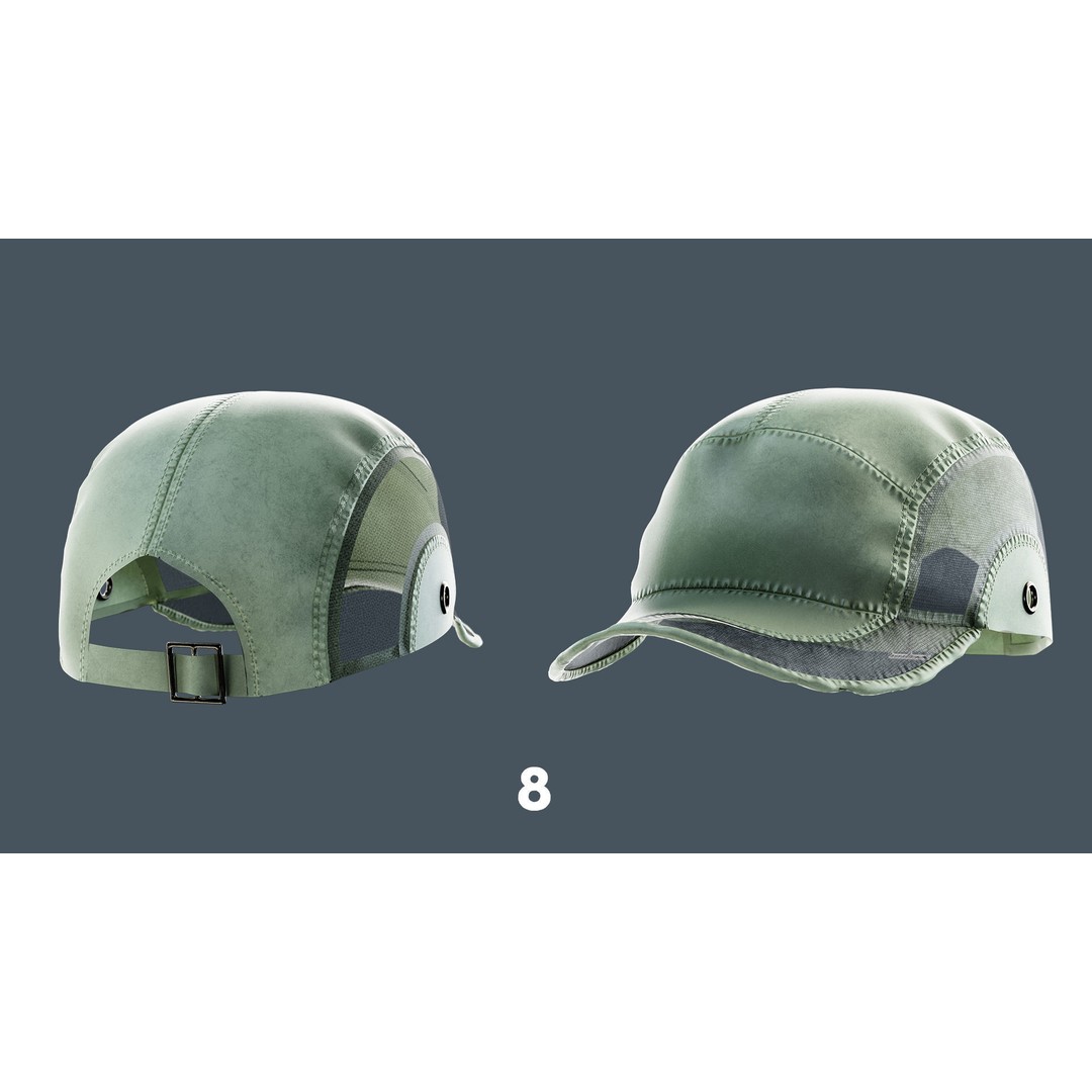 Caps and Hats 3D Model – Low Poly Game-Ready Clothing, FBX, OBJ - View 10