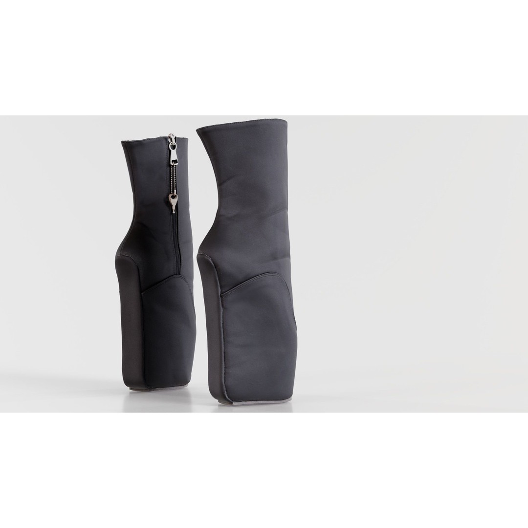 Block Ballet Boots 3D Model – Low Poly Game Asset, FBX, OBJ - View 10