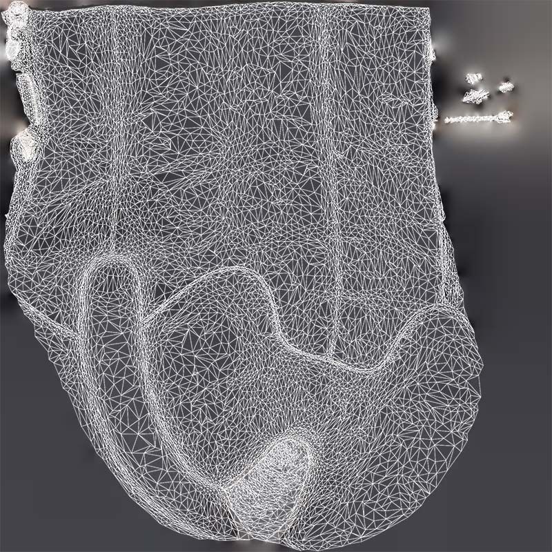 Block Ballet Boots 3D Model – Low Poly Game Asset, FBX, OBJ - View 16