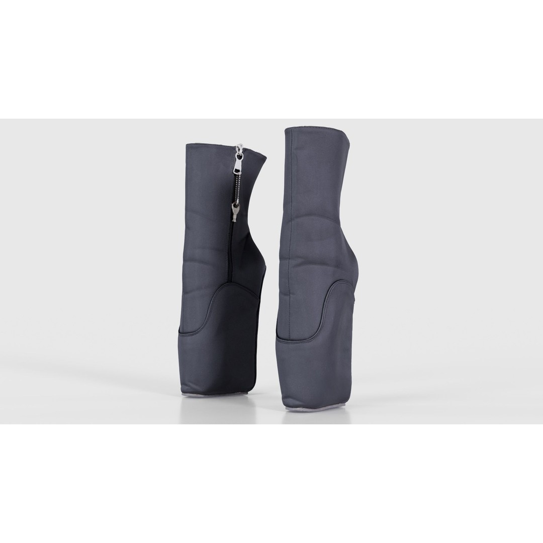 Block Ballet Boots 3D Model – Low Poly Game Asset, FBX, OBJ - View 17