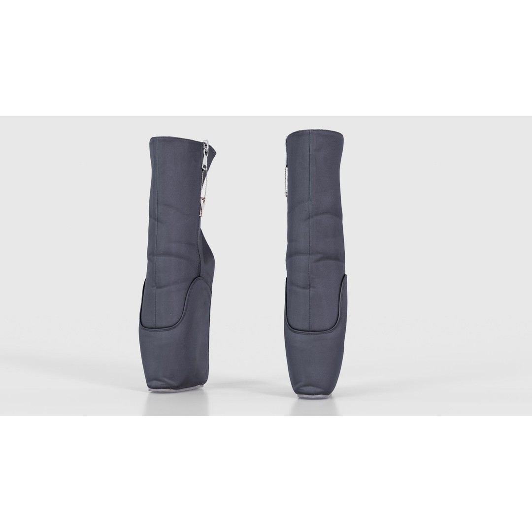 Block Ballet Boots 3D Model – Low Poly Game Asset, FBX, OBJ - View 18
