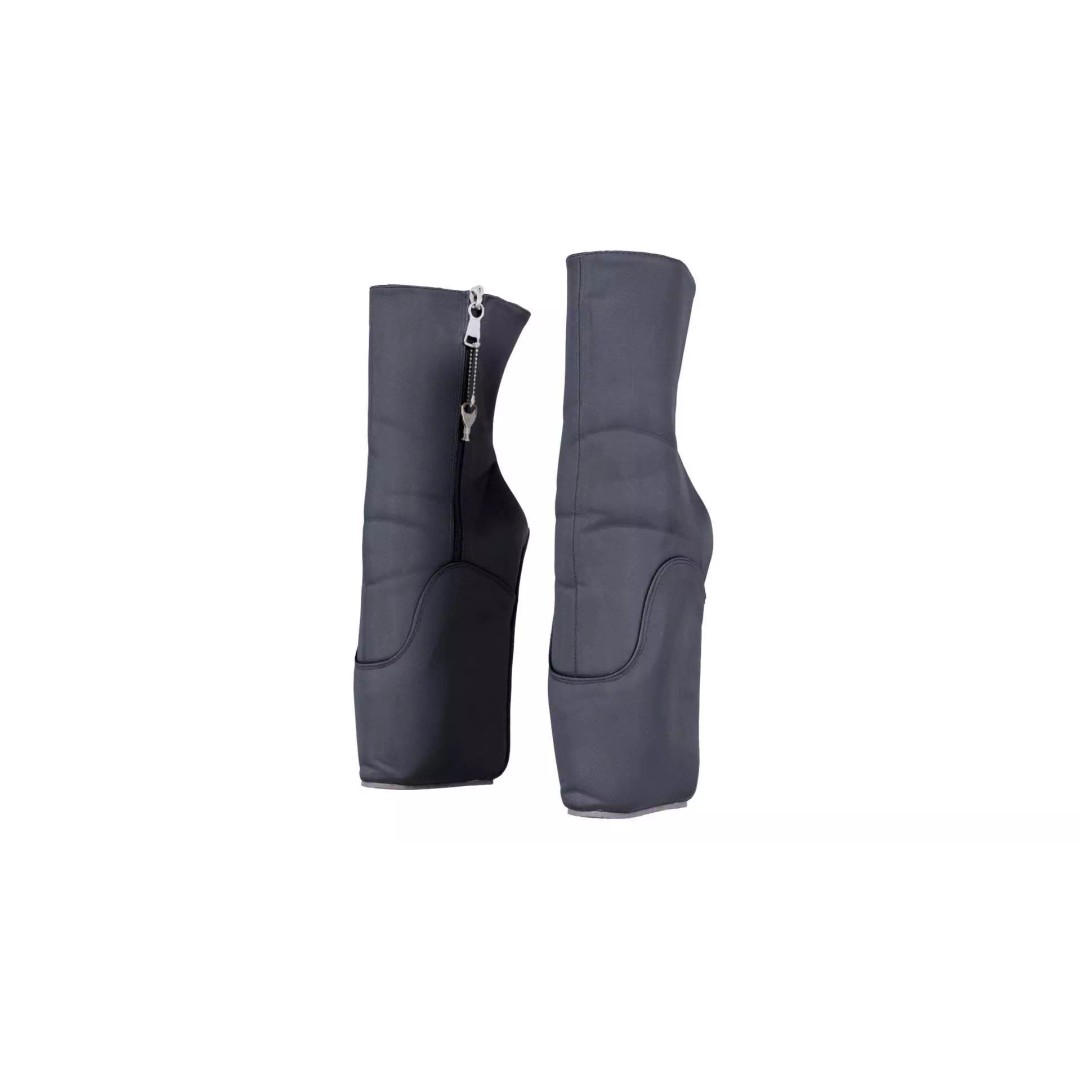 Block Ballet Boots 3D Model – Low Poly Game Asset, FBX, OBJ - View 2