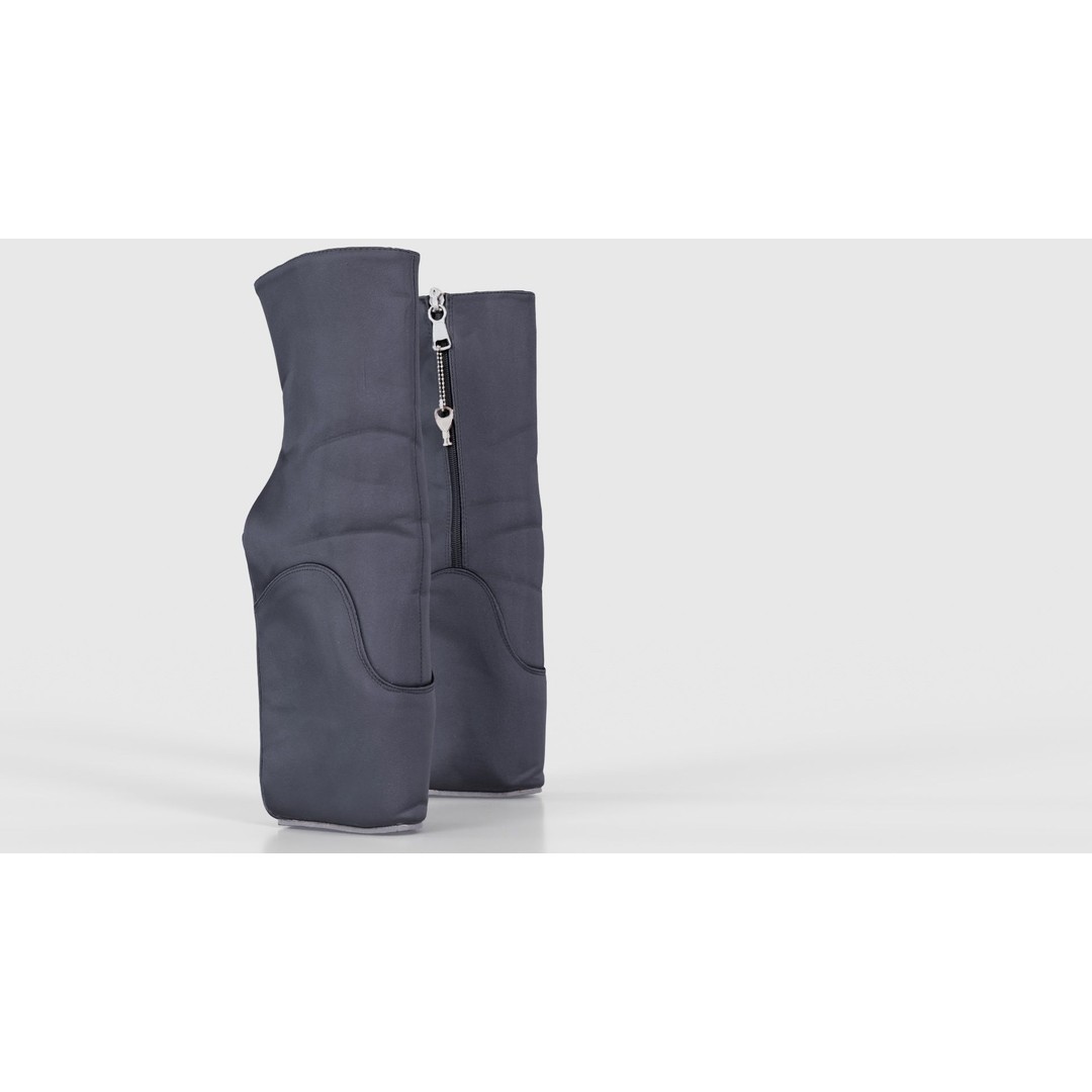 Block Ballet Boots 3D Model – Low Poly Game Asset, FBX, OBJ - View 21