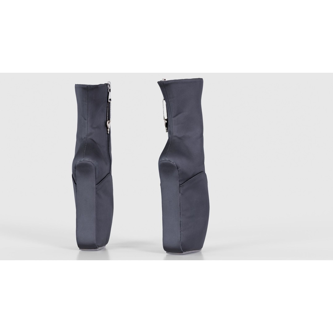 Block Ballet Boots 3D Model – Low Poly Game Asset, FBX, OBJ - View 24