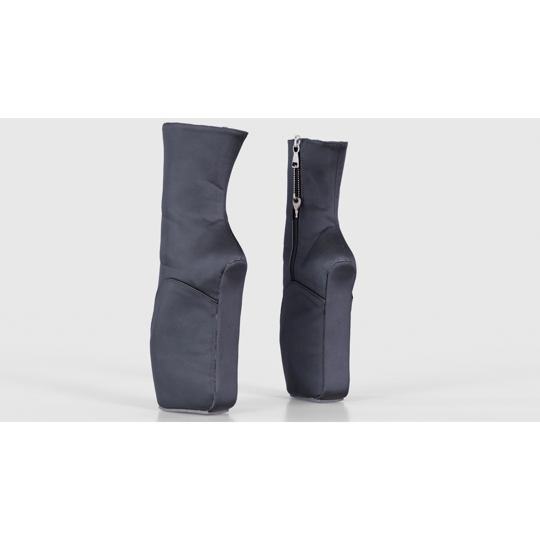 Block Ballet Boots 3D Model – Low Poly Game Asset, FBX, OBJ - View 26