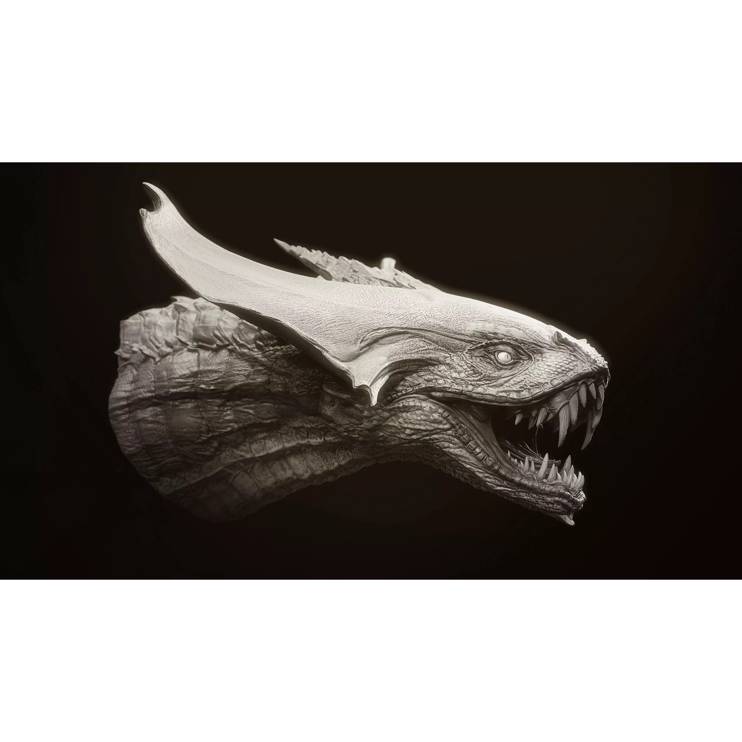 Dragon Heads Volume 1 - High-Poly 3D Model - View 10