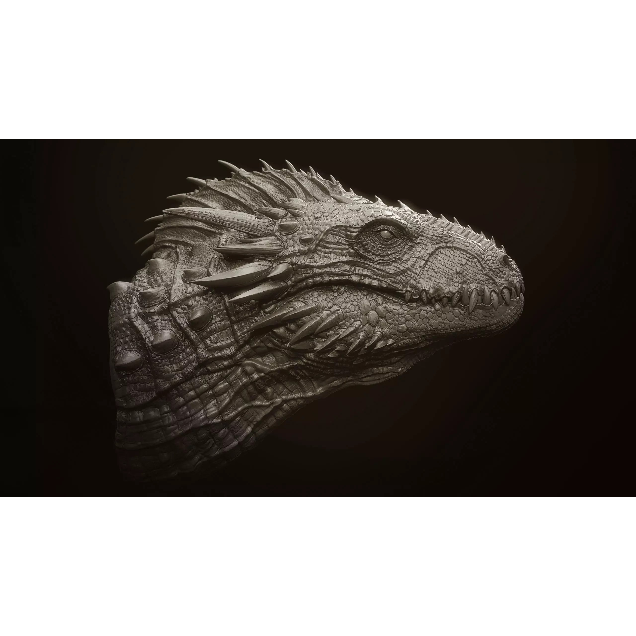 Dragon Heads Volume 1 - High-Poly 3D Model - View 11