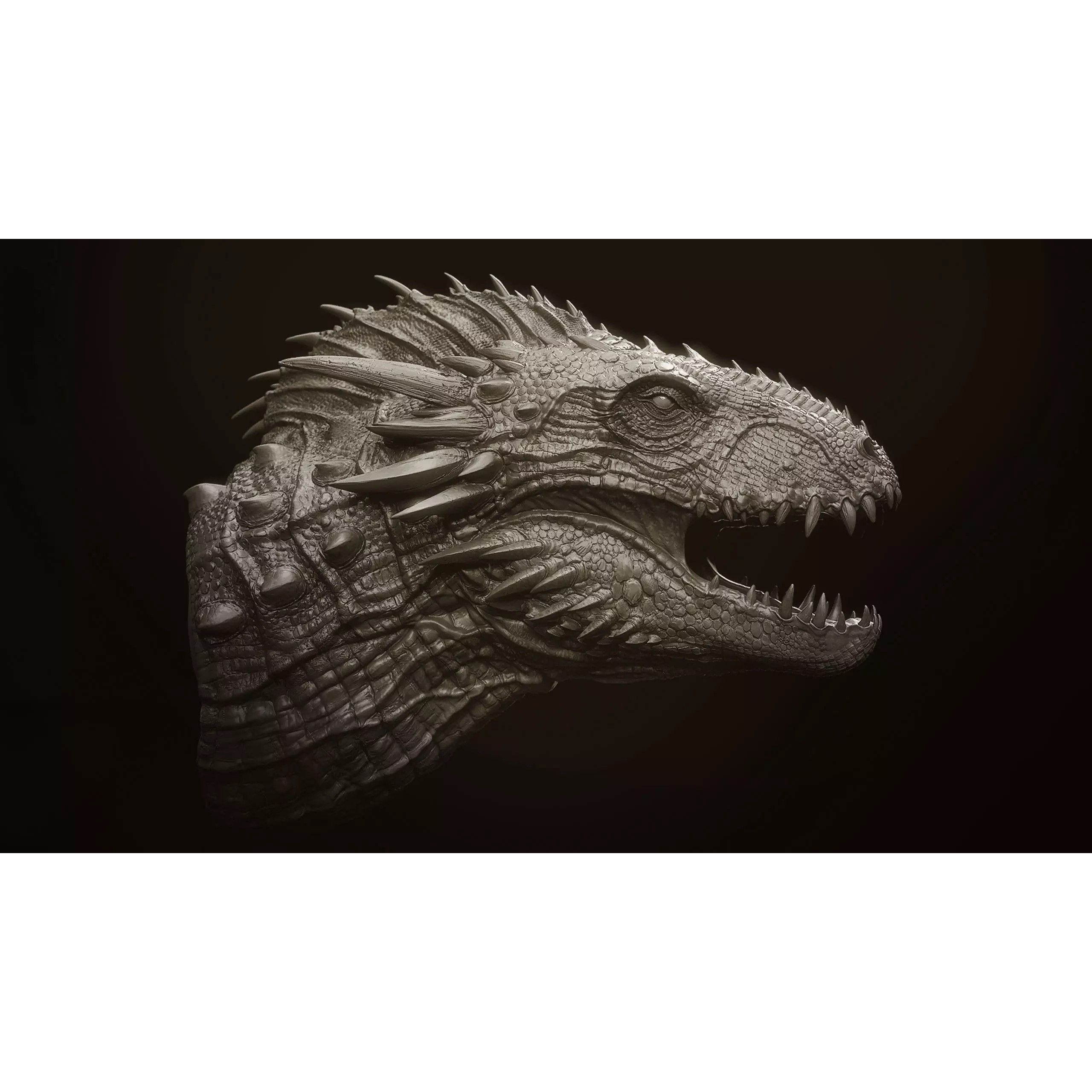 Dragon Heads Volume 1 - High-Poly 3D Model - View 12