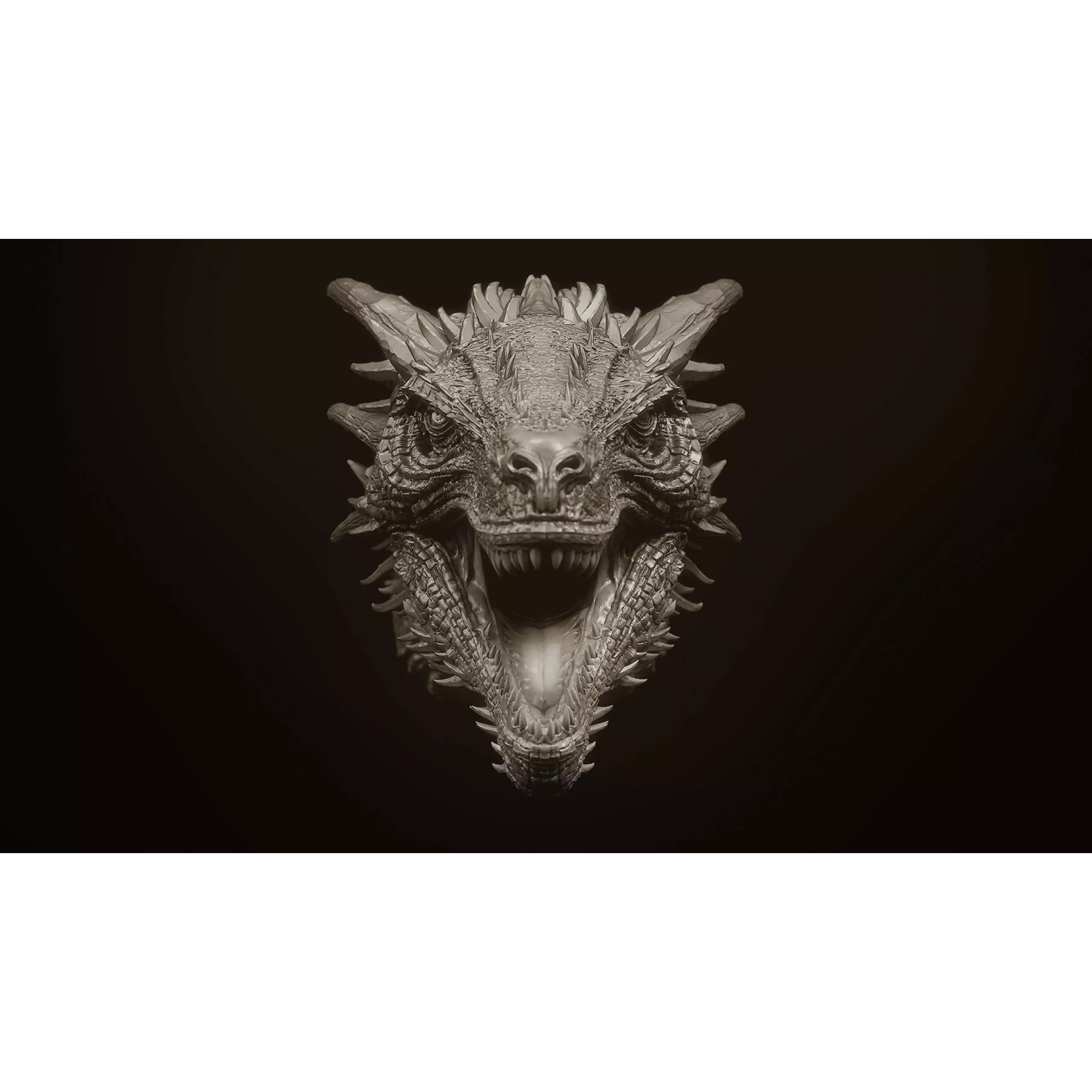 Dragon Heads Volume 1 - High-Poly 3D Model - View 15