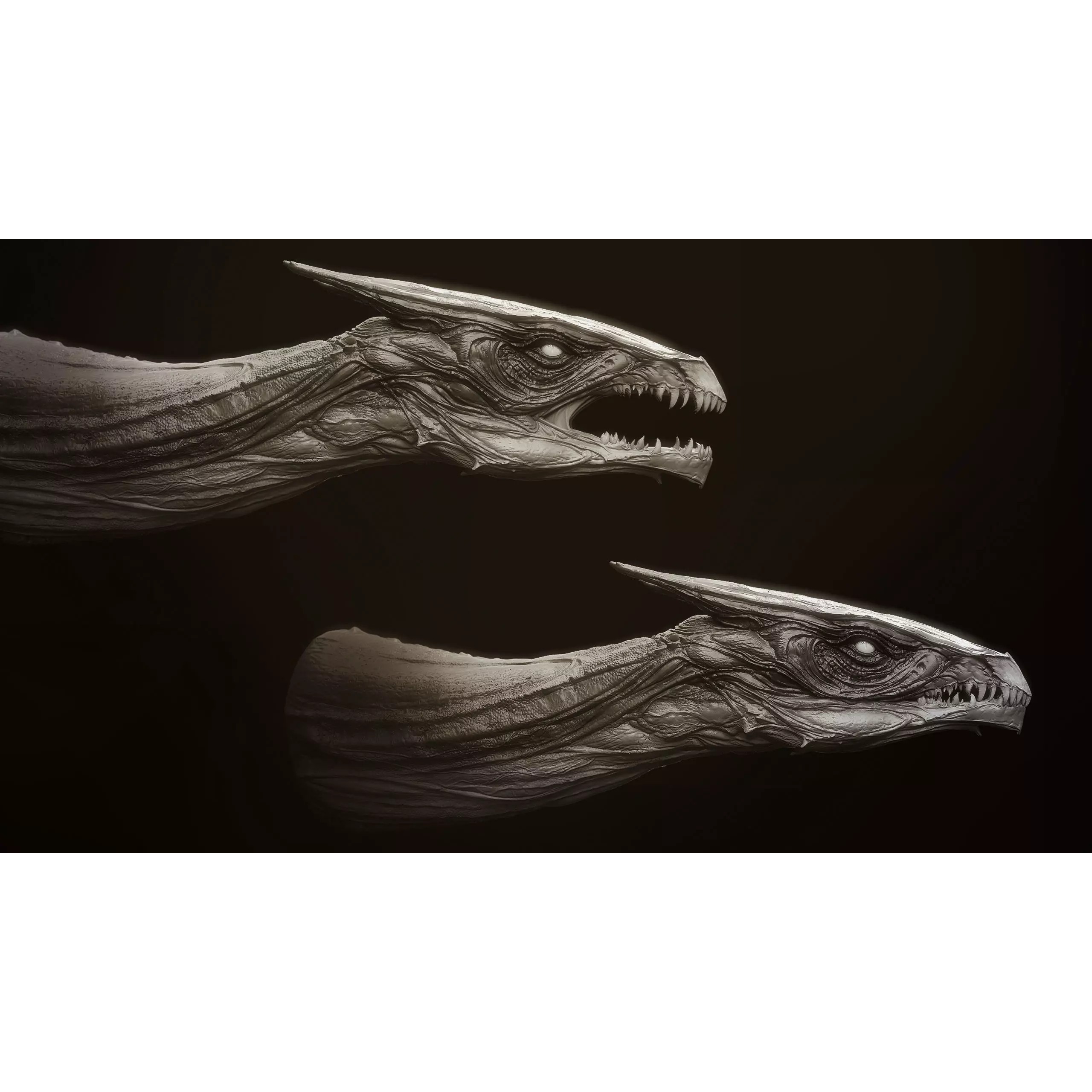 Dragon Heads Volume 1 - High-Poly 3D Model - View 8