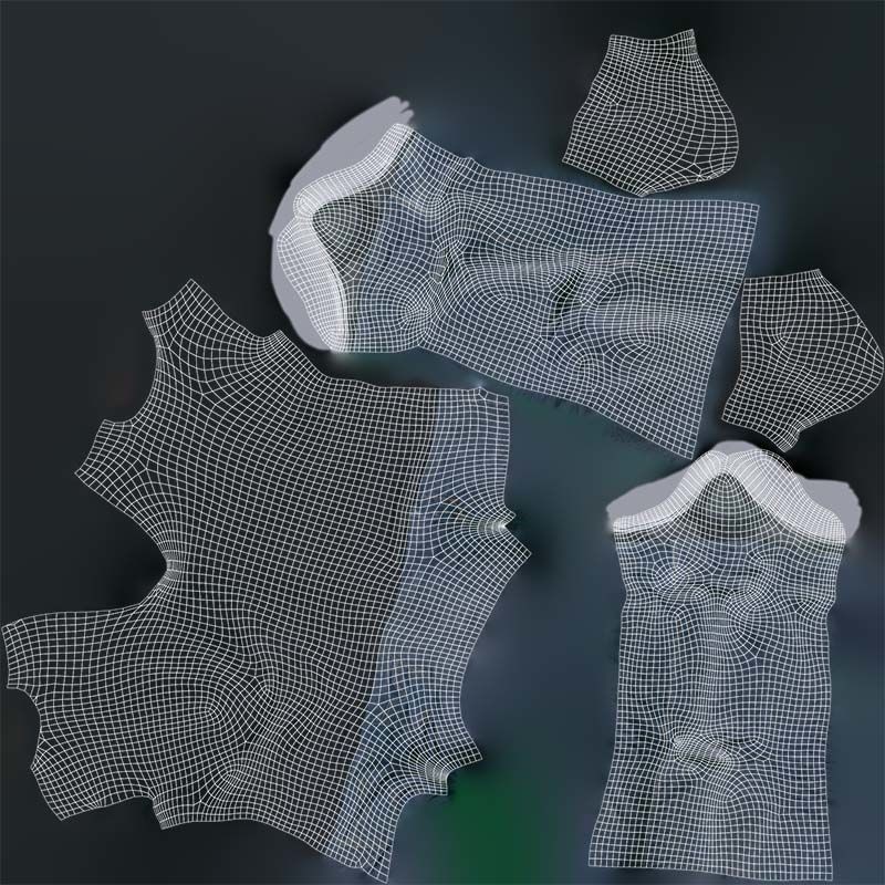 Casual Outfit 3D Model – Low Poly Male Character in Jeans and T-Shirt - View 16