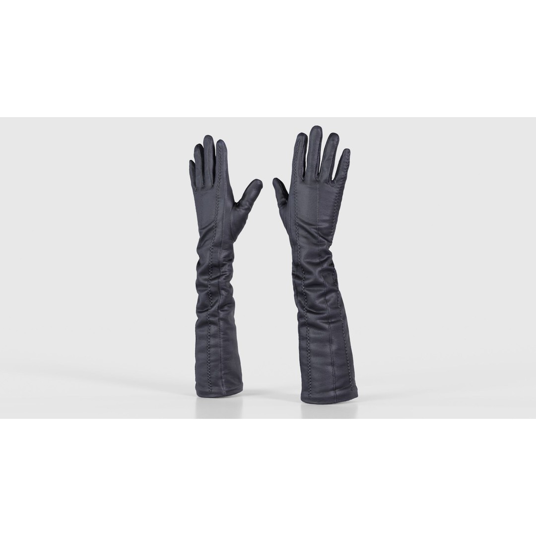 Leather Detail Gloves 3D Model – Low Poly Game Asset, FBX, PBR