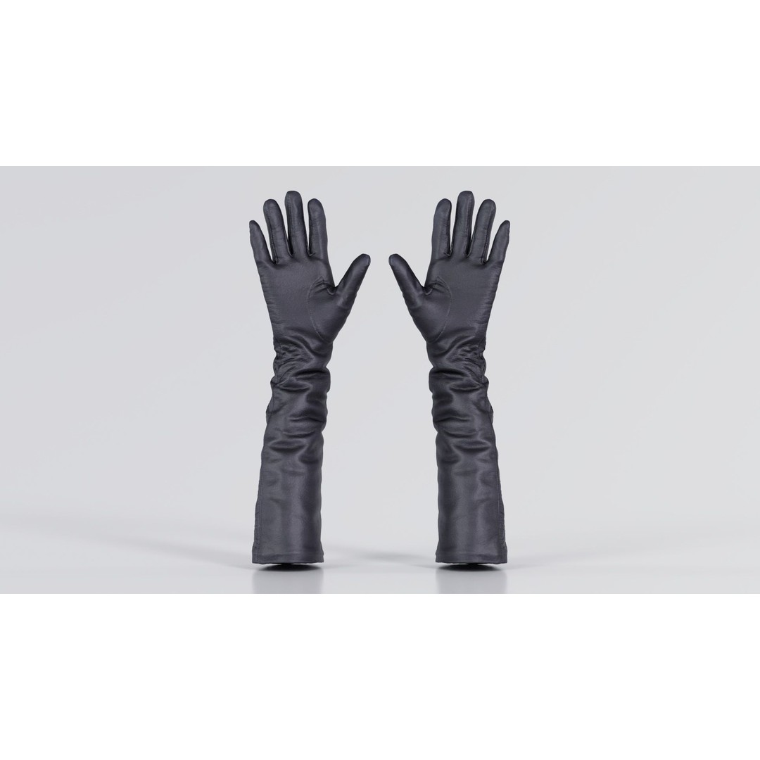 Leather Detail Gloves 3D Model – Low Poly Game Asset, FBX, PBR - View 8