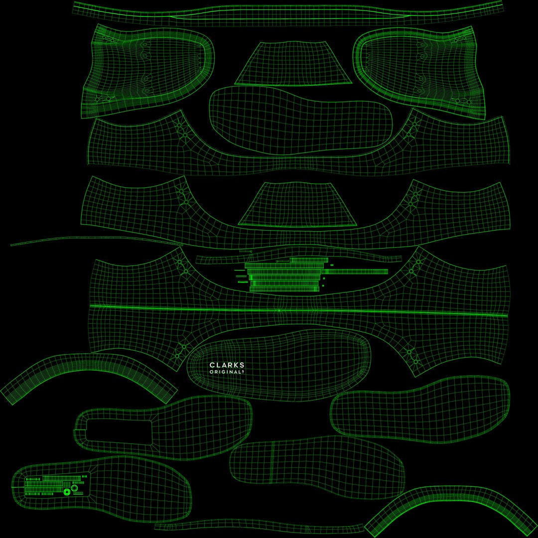 Clarks Wallabee Mid Tan Leather 3D Model – High Poly Game Asset, FBX, OBJ