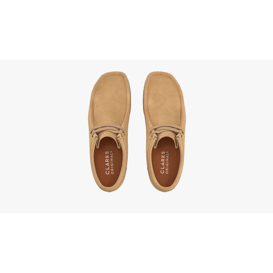 Clarks Wallabee Mid Tan Leather 3D Model – High Poly Game Asset, FBX, OBJ - View 5