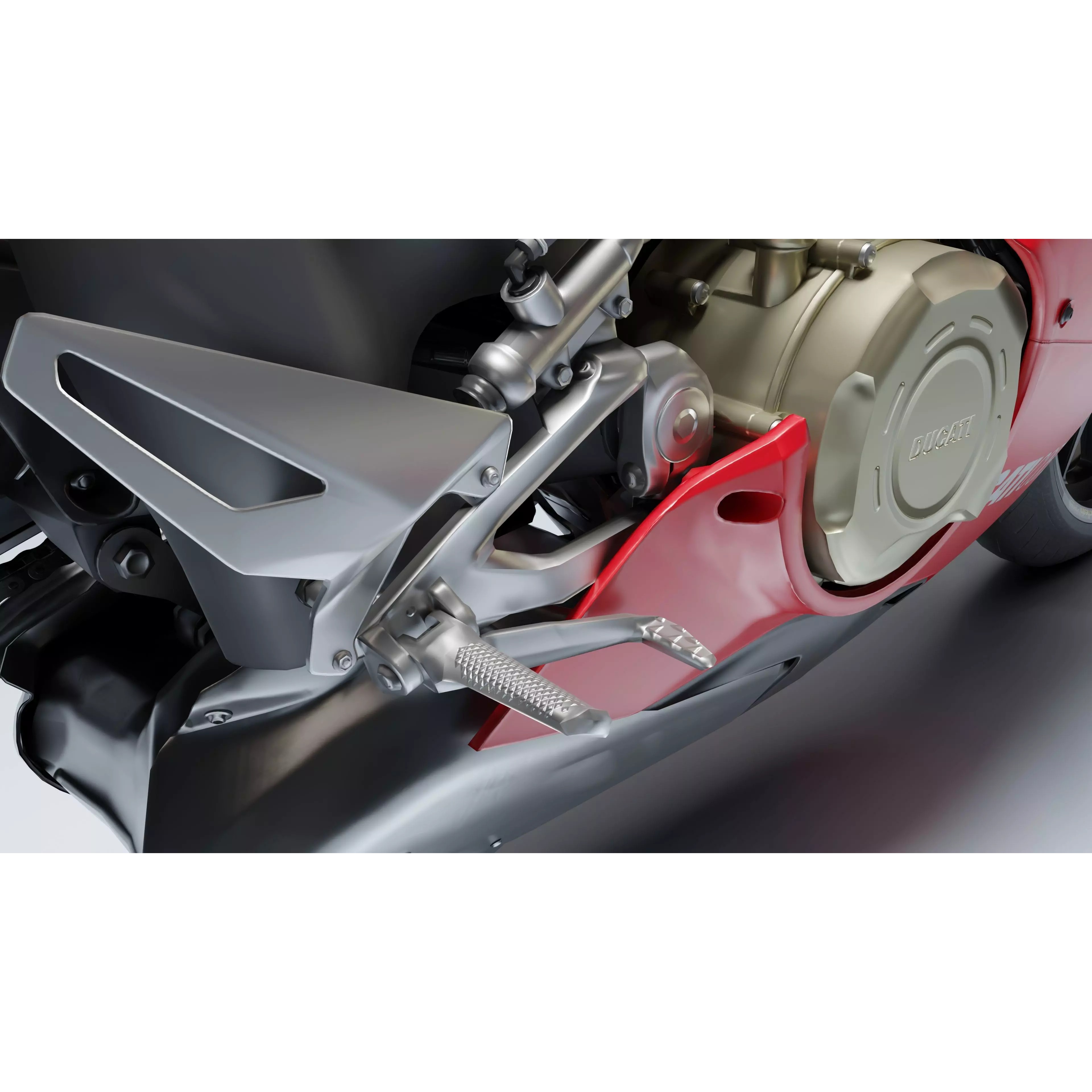 Ducati Panigale V4 R 2019 - Low-Poly Game-Ready 3D Model - View 17