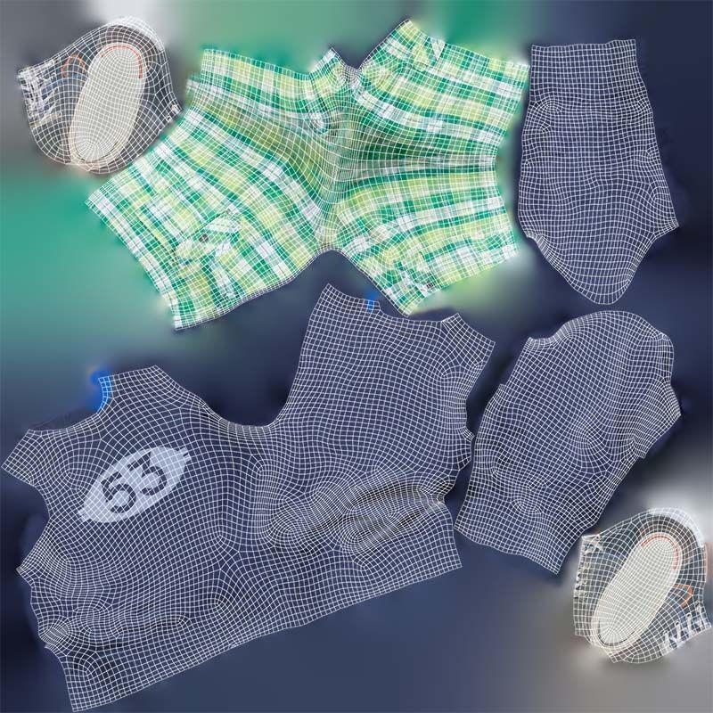 Boy Character 3D Model – Low Poly Photogrammetry Asset, FBX, PBR - View 16