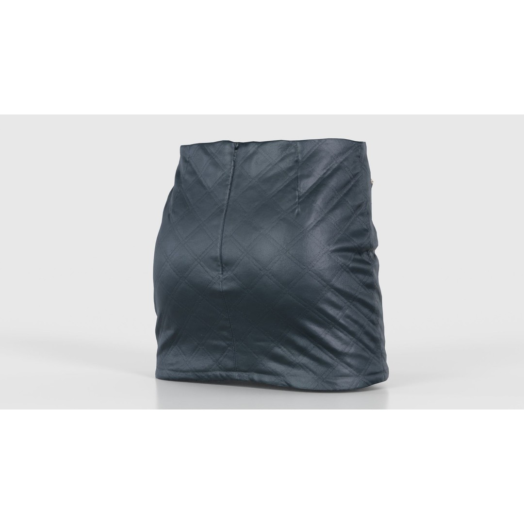 Black Leather Padded Skirt 3D Model – Low Poly Game Asset, FBX, Blender - View 22