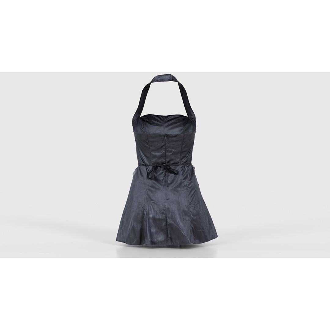 Vinyl Maid Dress 3D Model – Low Poly Character Clothing, FBX, Blender - View 23