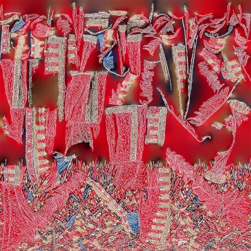 Red Stud Jacket 3D Model – Low Poly Military Outerwear, FBX, PBR - View 16