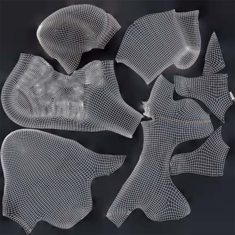 Black Leather Zipper Boots 3D Model – Low Poly Game Asset, FBX, Blender - View 16