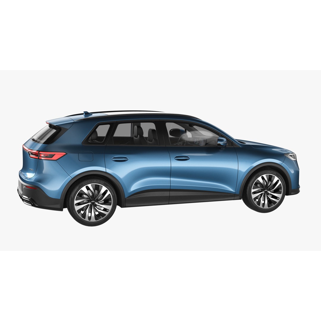 Generic Hybrid SUV 3D Model – Subdivision Ready, FBX & Blender Formats - View 13